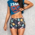 thumbnail image 5 of Seamless Workout Shorts Women - Cute Cat No.1081 Biker Gym Running Yoga Spandex Shorts for Women, 5 of 7