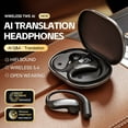 thumbnail image 2 of Tuscom Open Ear Translation Earbuds with Real-Time 140+ Language Translator, 60H Battery Hands-Free Language Device for Travel & Business, 2 of 7