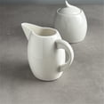 thumbnail image 5 of White Pointed Spout Milk Pitcher 200ml Ceramic Sauce Pot Gravy Boat With Handle, 5 of 5