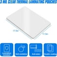 thumbnail image 2 of 100 Pack Laminating Sheets, Hold 11 x 17 Inch Sheet, 3 Mil Clear Thermal Laminating Pouches 11.5 x 17.5 Inch Lamination Sheet Paper for Laminator, Round Corner, 2 of 4