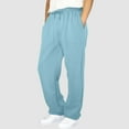 thumbnail image 3 of Relaxed-Fit Pants - Comfortable Breathable Sweatpants with Pockets and Elastic Waistband for Hiking & Outdoor Activities, 3 of 6
