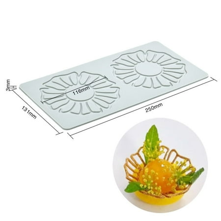 

3D Leaves Kitchen Accessories Baking Tool Cake Decorating Border Chocolate Mould Fondant Cake Lace Mat Silicone Cake Mold STYLE 2