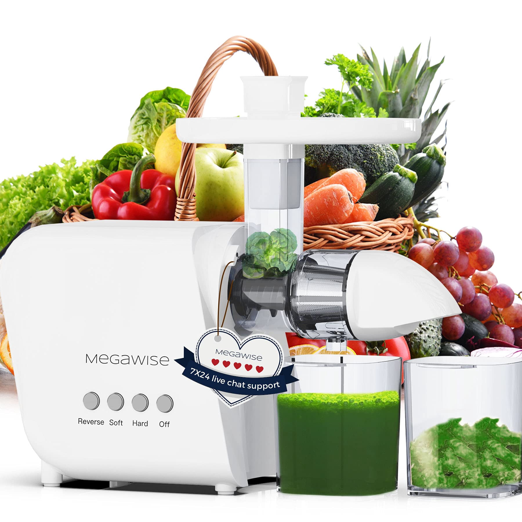 Moulinex JU3701 Frutelia+ Extracteur De Jus à Froid - Large Ouverture, 350W, 2 Vitesses