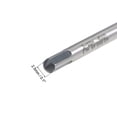 thumbnail image 4 of Unique Bargains M2.5 x 0.45 Spiral Flute Thread Tap, Metric Machine Threading Tap HSS Nitriding Coated, Round Shank with Square End, 4 of 7