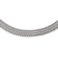 thumbnail image 1 of 925 Sterling Silver Mesh Tressé Collier Pendentif Charme, 1 of 7
