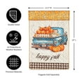 thumbnail image 5 of Quilted Happy Fall Truck Garden Flag 2 Sided, 5 of 8