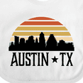 thumbnail image 4 of Inktastic Austin Texas Skyline Vintage Boys or Girls Baby Bib, 4 of 4