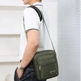 thumbnail image 5 of JoveMarine Unisex Waterproof Messenger Bag with Six-Layer Zipper Business Style Shoulder Bag for Men and Women Upgraded Multi-Compartment Crossbody Bag for Office and Travel Army Green, 5 of 5
