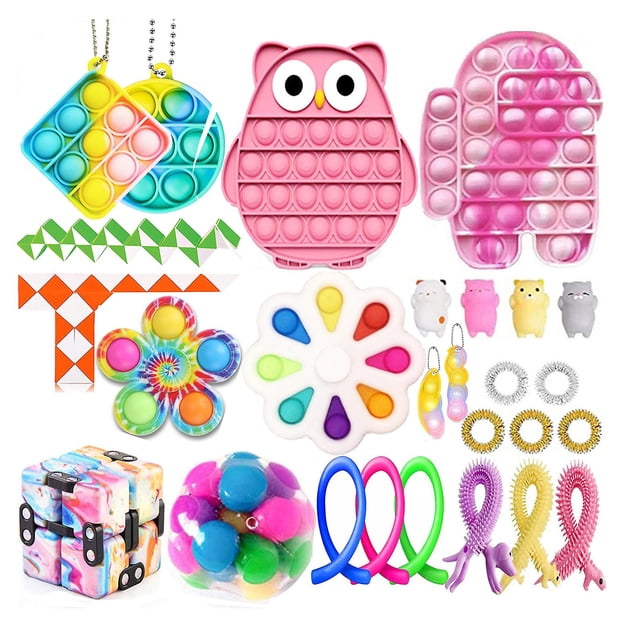 Juguete sensorial Push Bubble Fidget para aliviar el estrés del autismo
