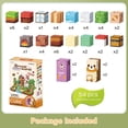 thumbnail image 2 of NCOSMOS 54PCS Magnet Blocks, Magnetic Building Block Toy for Kid 3+,Strong Magnetism,Montessori STEM Magnet Cube(Fantasy Animal Forest), 2 of 7