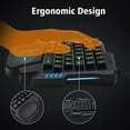 thumbnail image 2 of One Handed Gaming Keyboard 35 Keys Waterproof Wide Palm Rest Black Single Handed Keyboard For Computer Mobile Games,35 Keys Gaming Keyboard,K13 Gaming Keypad, 2 of 6