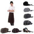 thumbnail image 5 of Unisex Catering Chef's Headwrap  Tied Cola Gorra de chef con lazo en la espalda, 5 of 5