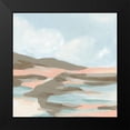 thumbnail image 2 of Vess, June Erica 12x12 Black Modern Framed Museum Art Print Titled - Soft Shoals II, 2 of 5