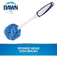 thumbnail image 3 of (4 pack) Dawn Ultra 11" Puff Glassware and Dish Cleaning Brush Wand with Sponge Head, 3 of 6