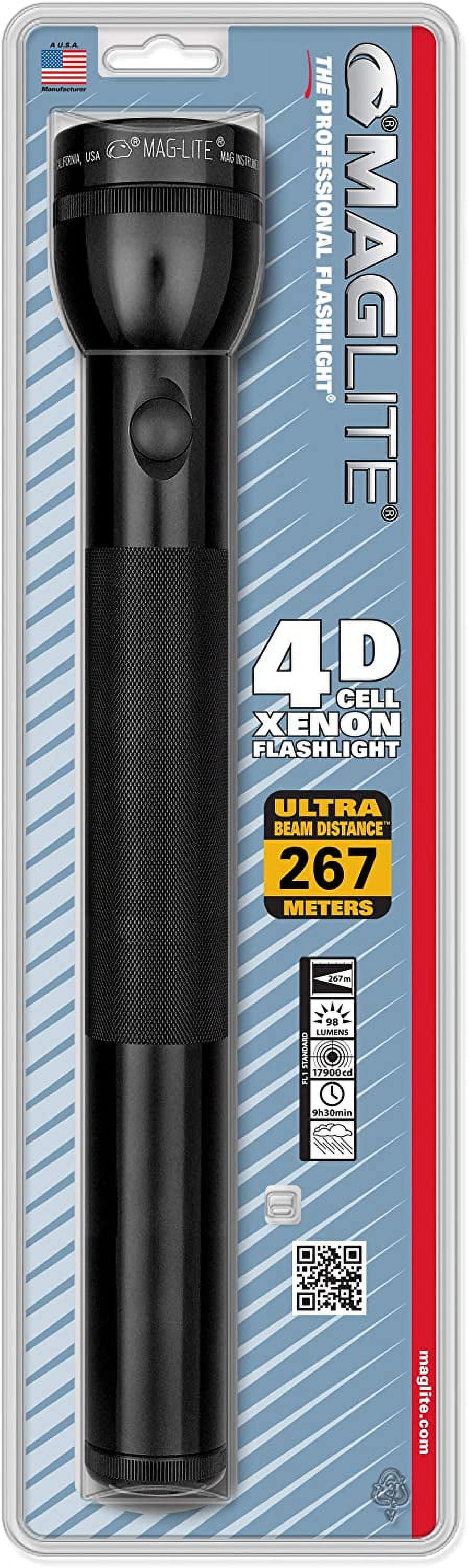 Maglite LED Flashlight with Batteries, ML300L-S3016, 625-Lumen D