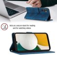 thumbnail image 4 of Compatible with Samsung Galaxy A34 5G Classic Embossed PU Leather Case with Card Holder Shockproof Cover, 4 of 5