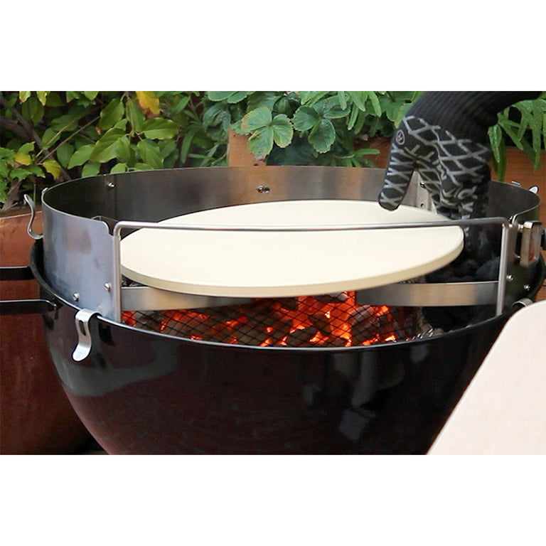 Brun Funktionsfejl royalty Pizzacraft PizzaQue Deluxe Kettle Grill Pizza Oven Conversion Kit for 18"  and 22.5" Kettle Grills, turn your BBQ into a Pizza oven! PC7001 -  Walmart.com