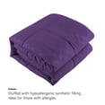 thumbnail image 4 of NC 10 Piece Bed in a Bag Cal King Size Comforter Set Bedding Set, Plaid Pattern, Purple, 4 of 5