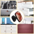 thumbnail image 5 of 4 Pcs Cabinet Handle Drawer Pulls Chinese Chrysanthemum Knobs with Screws Square Furniture Office Cabinet Knob Decoration, 5 of 7