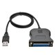 thumbnail image 1 of Adaptador De Cable De Impresora Usb A Paralelo Usb 2,0 Macho A Db25 Hembra Cable Convertidor De Impresora De Puerto Paralelo Ieee 1284 Para Ordenador Pc Vogacara  EL008711-00, 1 of 6