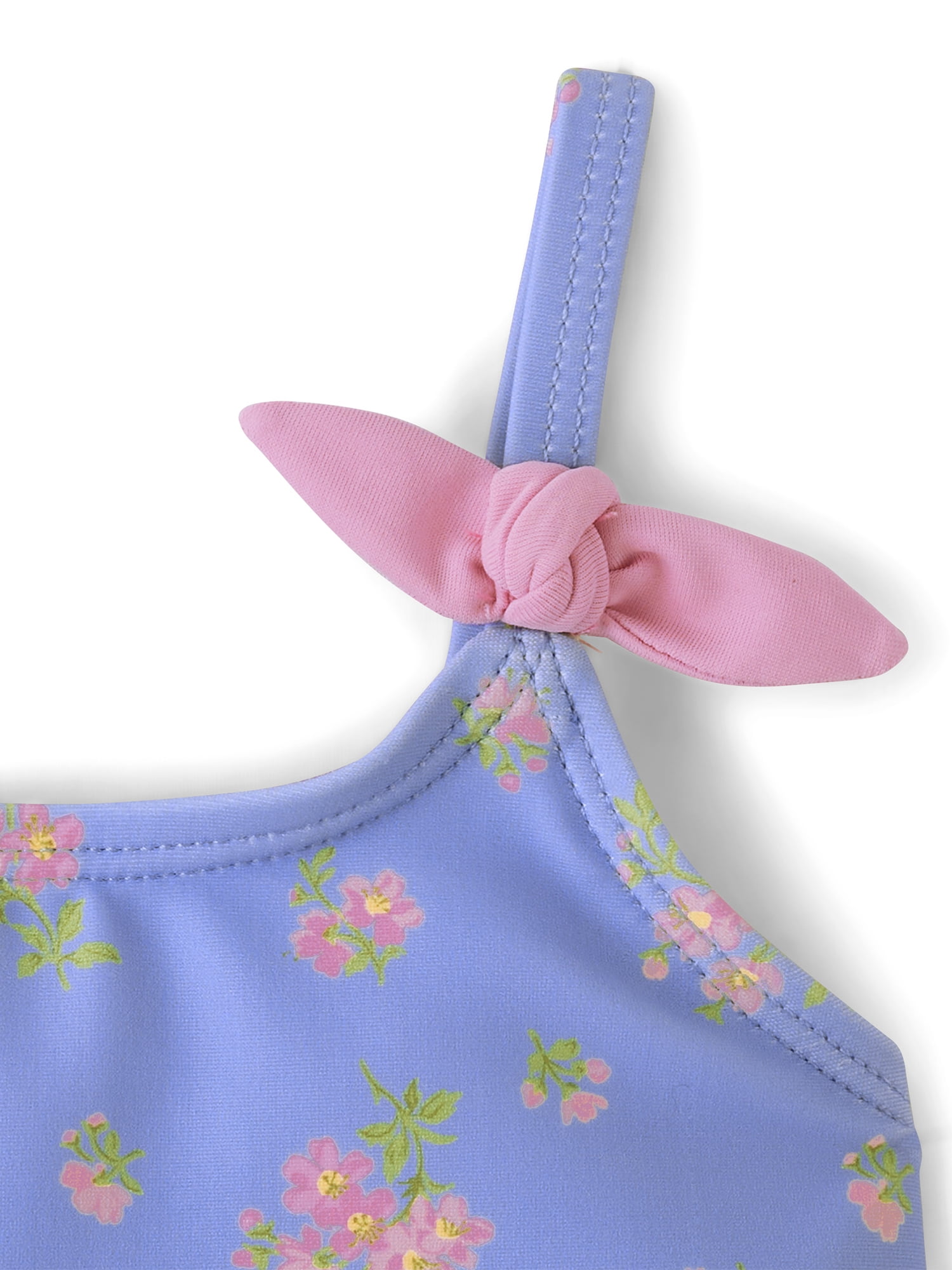 The Children's Place Baby & Toddler Girls Sleeveless Tie Shoulder One Piece Swimsuit, Sizes 6M-5T
