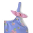 thumbnail image 3 of The Children's Place Baby & Toddler Girls Sleeveless Tie Shoulder One Piece Swimsuit, Sizes 6M-5T, 3 of 3