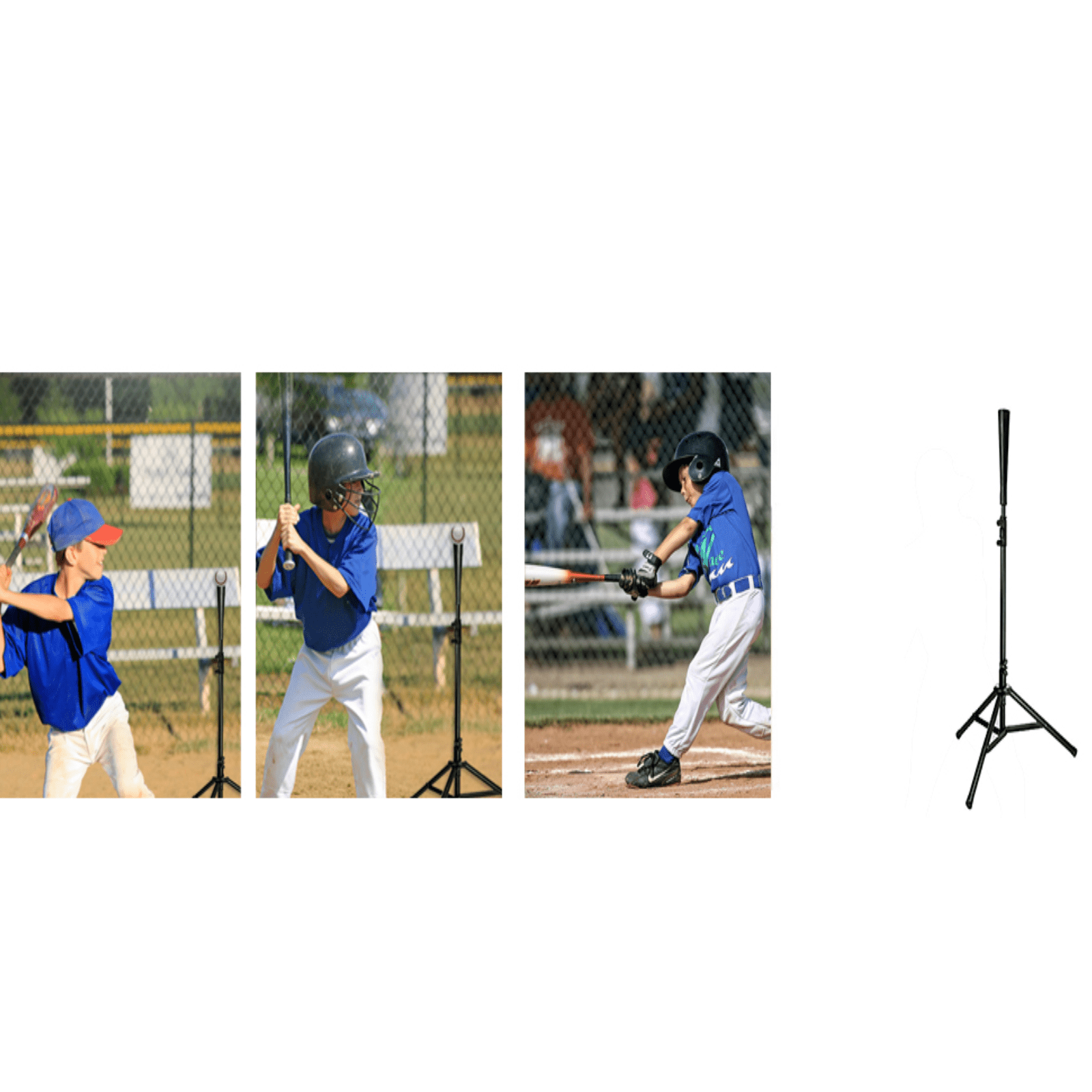 Softball Baseball Tee Batting Tee for Kids Teen Adult Youth Hitting Tee Ball Stand 29.5 in 44.5 in Cyfie