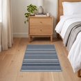 thumbnail image 3 of ODIKA 2'x3' Ultra-Soft Accent Mat, Geometric Stripes Repeating Lines Mirrored Layout Modern Accent None Washable, Bare feet friendly, Easy Care Indoor rug for Bedside, Footrest, 3 of 7