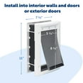 thumbnail image 5 of PetSafe Plastic Dog and Cat Door - Easy Installation - Small - For Pets Up To 15 lb, 5 of 8