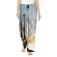 thumbnail image 1 of Balery Elephant Giraffe Pantalones de pijama para mujer, pijamas ultraligeros, pantalones de estar por casa-Medium, 1 of 6
