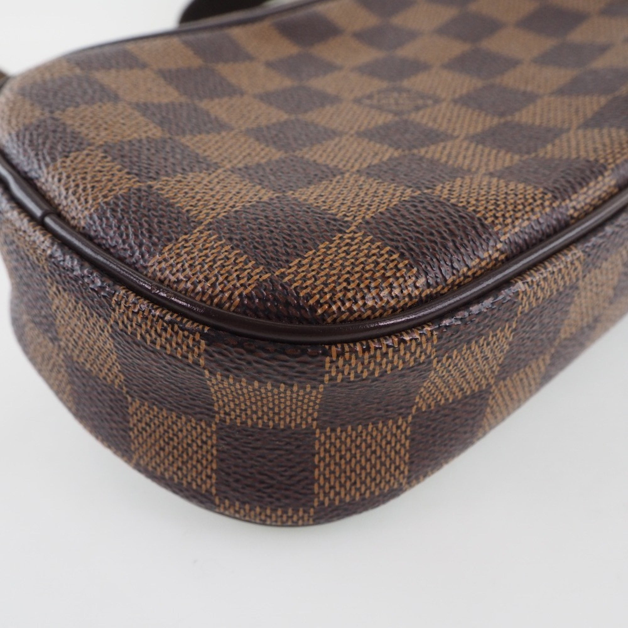 Auth Louis Vuitton Etui Okapi PM Damier Ebene Pouch Case Crossbody Bag  N61738