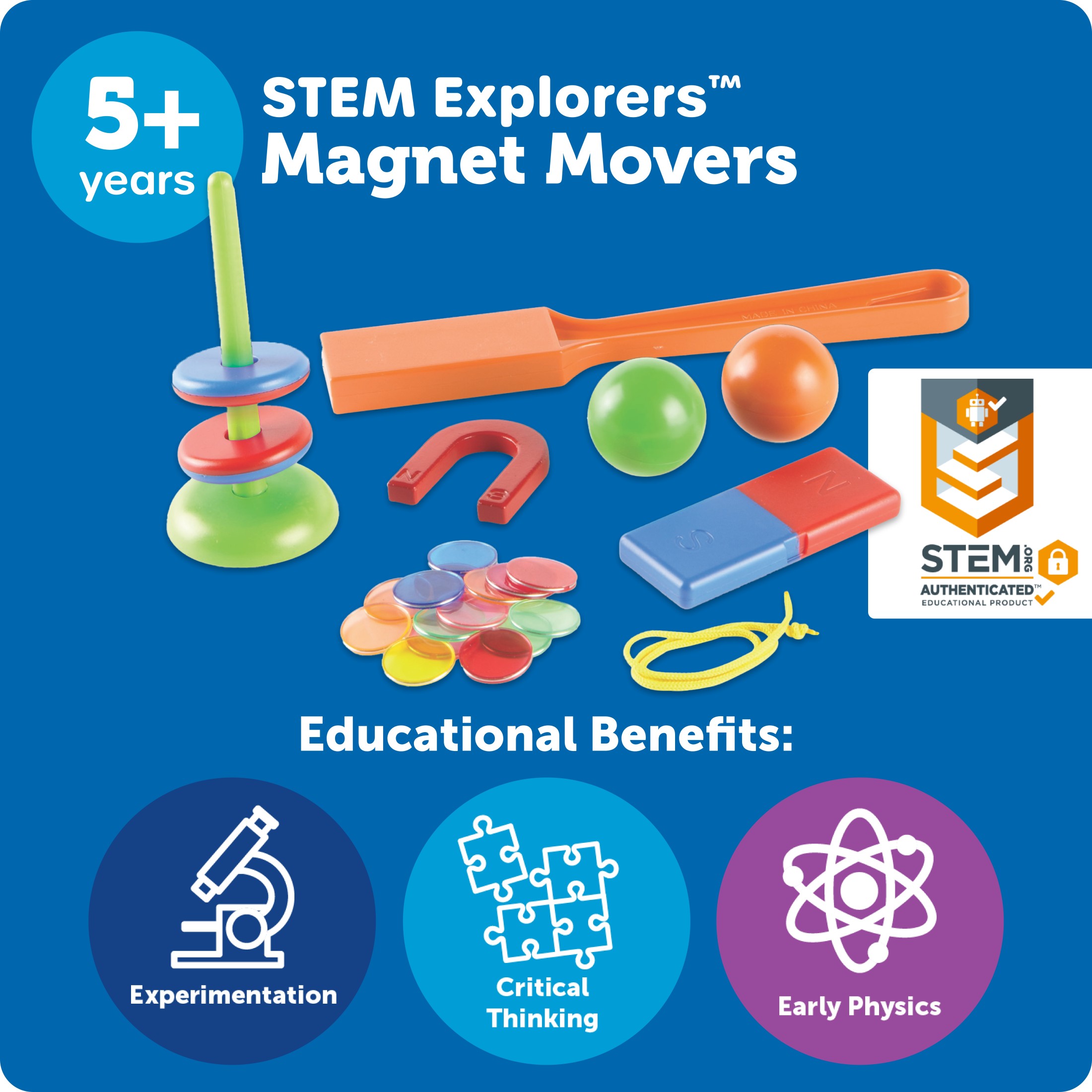 Learning Resources STEM Explorers Magnet Movers Science Set photo 5