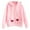 Pink, variant on WXLWZYWL Trendy Sweatshirts For Women 2023 Women Solid Long Sleeve Comfortable Breathable Round-Neck Sweatshirt