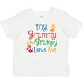 thumbnail image 3 of Inktastic My Grammy and Grampy Love Me Boys or Girls Baby T-Shirt, 3 of 5