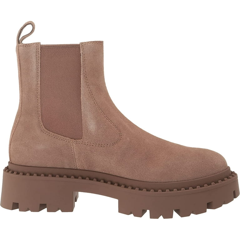 Ash Genesis Pull On Rounded Toe Lug Sole Bootie Ankle Boots (Sequoia, 7) - Walmart.com