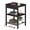 Black, variant on CONCETTA 3 Tier Nightstand with Charging Station, Bedside End Table for Bedroom Living Room, Rustic Brown