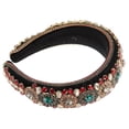thumbnail image 3 of Here's a refined and engaging product description for your **Colorful Rhinestone Hairband**:\n\n \n\n✨ **Elegant Rhinestone Hairband for Women – Baroque, 3 of 5