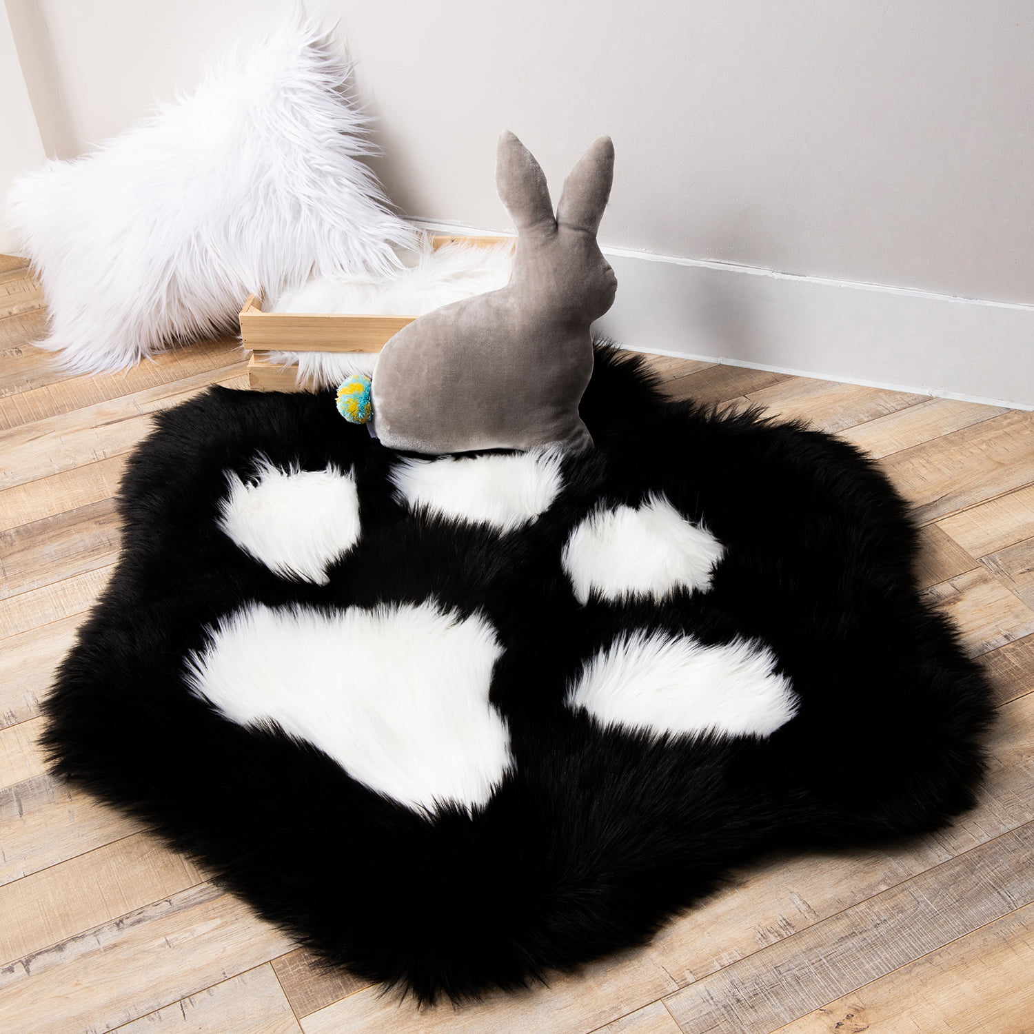 Cat Paw Fluffy Carpet Rug – The Kawaii Shoppu