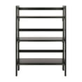 thumbnail image 4 of 38.54" Terry Folding Bookshelf Black", 4 of 9