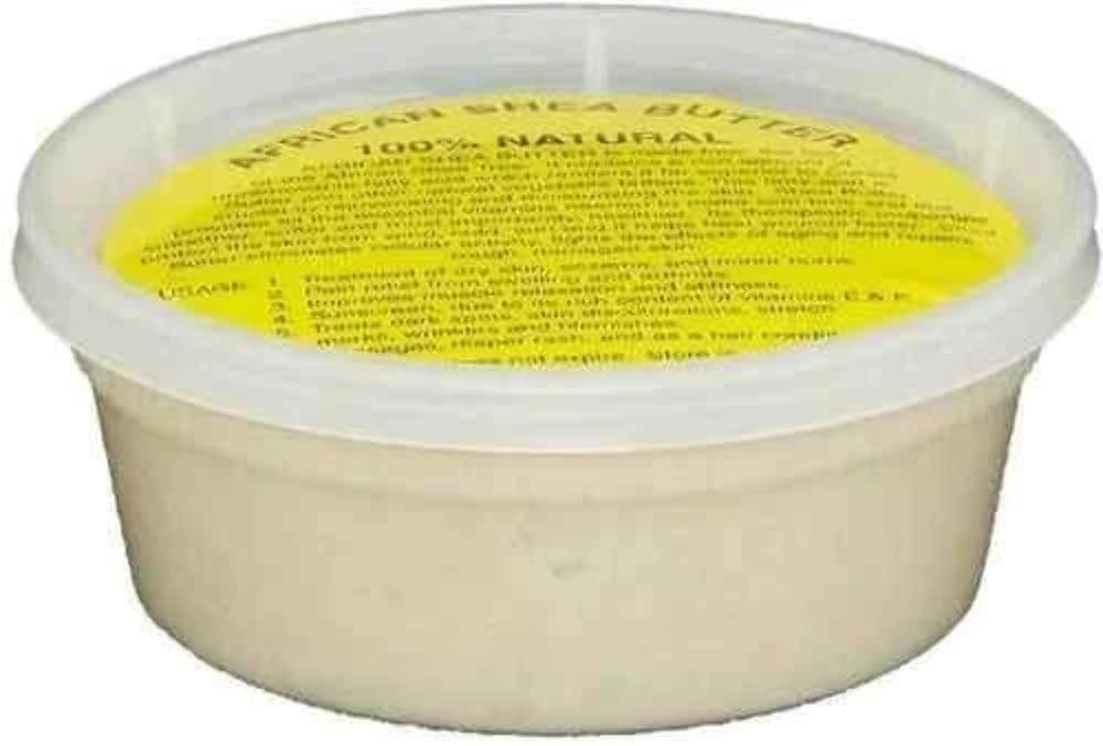 REAL African Shea Butter Pure Raw Unrefined From Ghana"IVORY" 8oz. CONTAINER - image 2 of 2