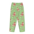 thumbnail image 5 of Xecao Cute Poodle Dog Women's Straight Lounge Pajama Pants: The Epitome of Relaxed Sleepwear, 5 of 9