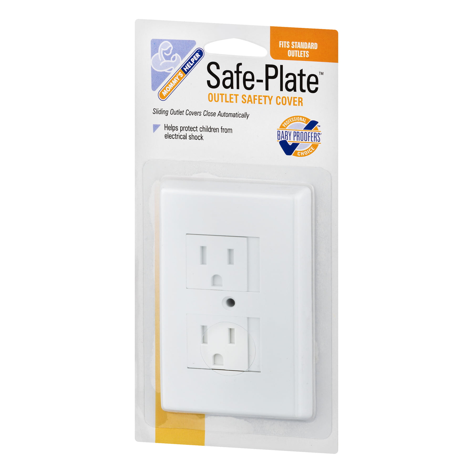 Mommys Helper Safe Plate Electrical Outlet Covers Standard White Free Shipping 