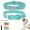 Aqua, variant on Personalized Dog Cat Collar DIY Name Letter Small Pet Puppy Bling Leather Collar S M L XL