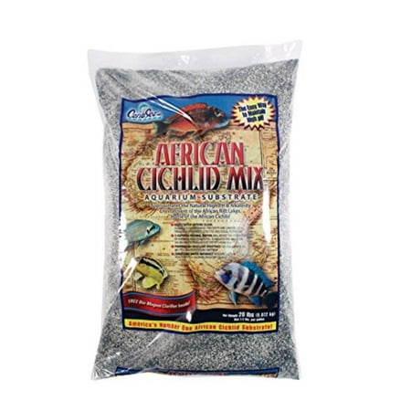 ACS00222 African Sahara Sand for Aquarium, 20-Pound, create natural African cichlid environments By Carib (Best Plants For African Cichlids)
