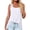 White, variant on XMMSWDLA Womens Tank Tops Summer T Shirts Sleeveless Casual Loose Tunic Blouses Purple Crop Tank Tops Women