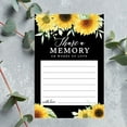 thumbnail image 3 of Koyal Wholesale Share a Memory Cards, Sunflowers Cards for Wedding, Life Memories, 4" x 6", 52-Pk, 3 of 5