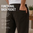 thumbnail image 5 of Men’s 3-Pack Heavyweight Fleece Sweatpants – Open Bottom Joggers for Gym & Casual Wear (S-3XL), 5 of 7