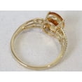 thumbnail image 4 of 2.3 Cts Natural Citrine and Diamond 14K Yellow Gold Woman Wedding Ring, 4 of 6