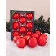 thumbnail image 3 of Christmas By Krebs Made in The USA Designer Seamless Glass Christmas Ball Ornaments, 2 5/8" (67mm), 8 Pieces, 3 of 5