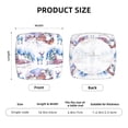 thumbnail image 6 of Lsque Snowy Cottage Holiday Scene Printed Square Couch Cushion Covers, Floral Sofa Cushion Covers Replacement, Stretch Couch Covers for Couch-16.9in, 6 of 9